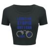 Ladies' Poly-Cotton Crop T-Shirt Thumbnail
