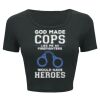 Ladies' Poly-Cotton Crop T-Shirt Thumbnail