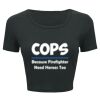 Ladies' Poly-Cotton Crop T-Shirt Thumbnail