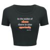 Ladies' Poly-Cotton Crop T-Shirt Thumbnail