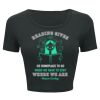 Ladies' Poly-Cotton Crop T-Shirt Thumbnail