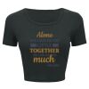 Ladies' Poly-Cotton Crop T-Shirt Thumbnail