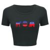 Ladies' Poly-Cotton Crop T-Shirt Thumbnail