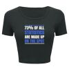 Ladies' Poly-Cotton Crop T-Shirt Thumbnail