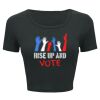 Ladies' Poly-Cotton Crop T-Shirt Thumbnail