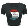 Ladies' Poly-Cotton Crop T-Shirt Thumbnail