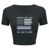 Ladies' Poly-Cotton Crop T-Shirt Thumbnail