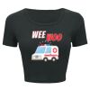 Ladies' Poly-Cotton Crop T-Shirt Thumbnail
