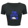 Ladies' Poly-Cotton Crop T-Shirt Thumbnail