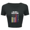 Ladies' Poly-Cotton Crop T-Shirt Thumbnail