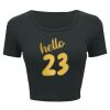 Ladies' Poly-Cotton Crop T-Shirt Thumbnail