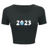 Ladies' Poly-Cotton Crop T-Shirt Thumbnail