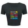 Ladies' Poly-Cotton Crop T-Shirt Thumbnail