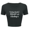 Ladies' Poly-Cotton Crop T-Shirt Thumbnail