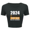 Ladies' Poly-Cotton Crop T-Shirt Thumbnail
