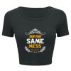 Ladies' Poly-Cotton Crop T-Shirt Thumbnail