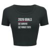 Ladies' Poly-Cotton Crop T-Shirt Thumbnail