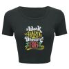 Ladies' Poly-Cotton Crop T-Shirt Thumbnail
