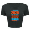 Ladies' Poly-Cotton Crop T-Shirt Thumbnail