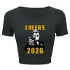 Ladies' Poly-Cotton Crop T-Shirt Thumbnail