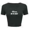 Ladies' Poly-Cotton Crop T-Shirt Thumbnail