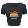 Ladies' Poly-Cotton Crop T-Shirt Thumbnail