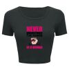 Ladies' Poly-Cotton Crop T-Shirt Thumbnail