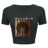 Ladies' Poly-Cotton Crop T-Shirt Thumbnail