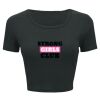 Ladies' Poly-Cotton Crop T-Shirt Thumbnail