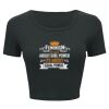 Ladies' Poly-Cotton Crop T-Shirt Thumbnail