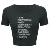 Ladies' Poly-Cotton Crop T-Shirt Thumbnail