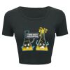 Ladies' Poly-Cotton Crop T-Shirt Thumbnail