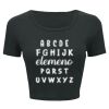 Ladies' Poly-Cotton Crop T-Shirt Thumbnail