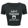 Ladies' Poly-Cotton Crop T-Shirt Thumbnail