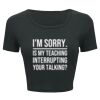 Ladies' Poly-Cotton Crop T-Shirt Thumbnail