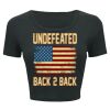 Ladies' Poly-Cotton Crop T-Shirt Thumbnail