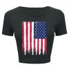 Ladies' Poly-Cotton Crop T-Shirt Thumbnail