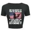 Ladies' Poly-Cotton Crop T-Shirt Thumbnail