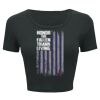 Ladies' Poly-Cotton Crop T-Shirt Thumbnail