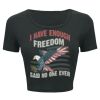 Ladies' Poly-Cotton Crop T-Shirt Thumbnail