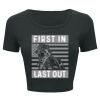 Ladies' Poly-Cotton Crop T-Shirt Thumbnail