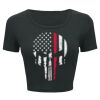 Ladies' Poly-Cotton Crop T-Shirt Thumbnail