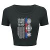 Ladies' Poly-Cotton Crop T-Shirt Thumbnail