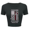 Ladies' Poly-Cotton Crop T-Shirt Thumbnail