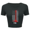 Ladies' Poly-Cotton Crop T-Shirt Thumbnail