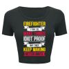Ladies' Poly-Cotton Crop T-Shirt Thumbnail
