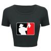 Ladies' Poly-Cotton Crop T-Shirt Thumbnail