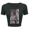 Ladies' Poly-Cotton Crop T-Shirt Thumbnail