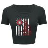 Ladies' Poly-Cotton Crop T-Shirt Thumbnail