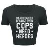 Ladies' Poly-Cotton Crop T-Shirt Thumbnail
